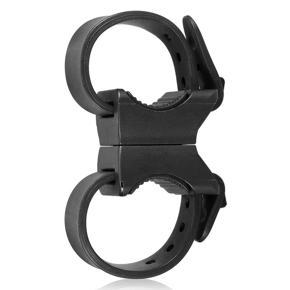 Giá đỡ đèn pin xe đạp bằng nhựa silicone xoay 360 °