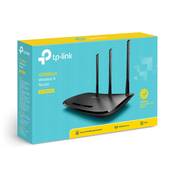 Bộ phát wifi không dây TP-Link Chuẩn N 450Mbps TL-WR940N - Hàng chính hãng.