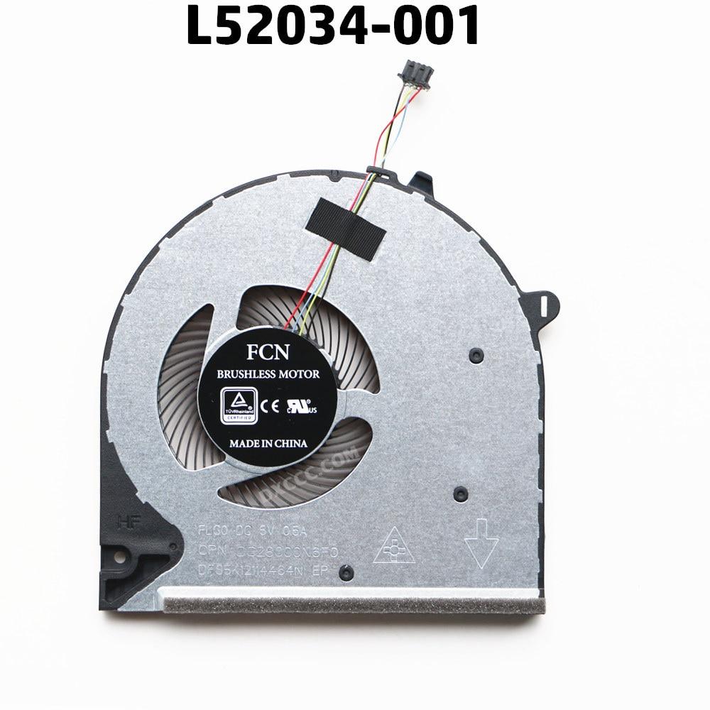 L52034-001 Laptop CPU COOLING FAN FOR HP Laptop 15s-du 15-du 15s-du0002tx 15s-du0006tx TPN-C139 CPU COOLING FAN