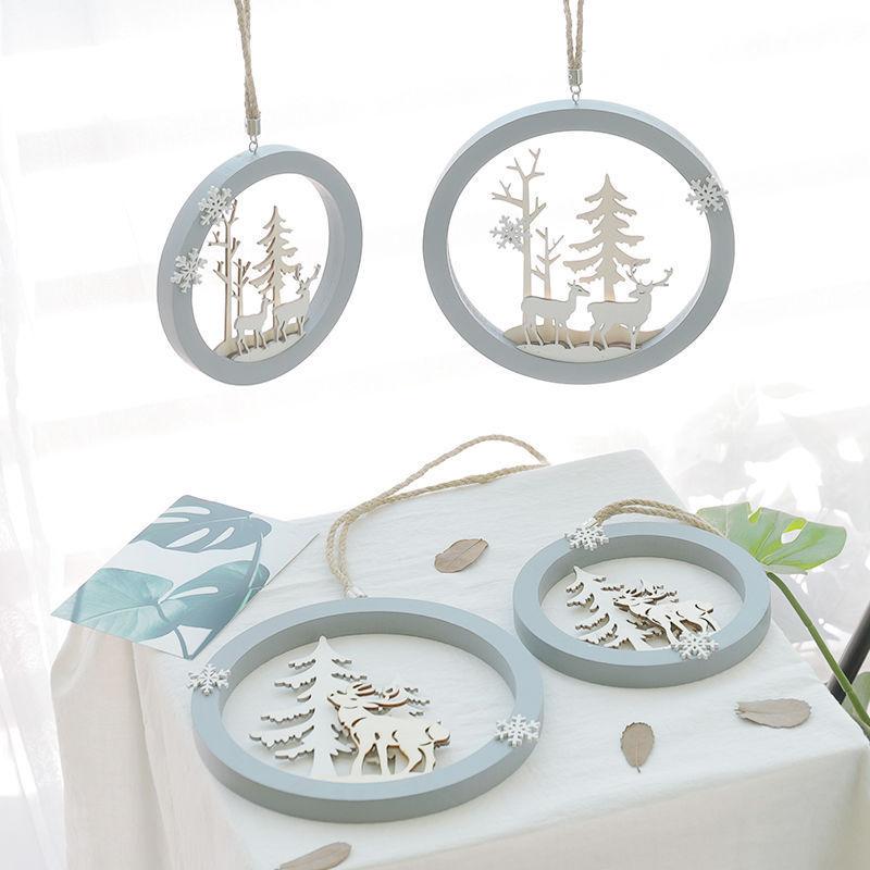 1 Phụ Kiện Gỗ Treo Trang Trí Giáng Sinh