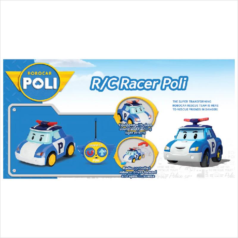 Đồ Chơi Mô Hình Xe Cảnh Sát Poli Điều Khiển Có Đèn Và Âm Thanh - Robocar Poli 83187