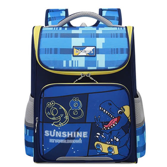 SUN EIGHT - 3525 Balo học sinh Cấp 1 siêu nhẹ, chống gù, chống thấm nước KT 38x30x15cm, cặp sách học sinh chính hãng