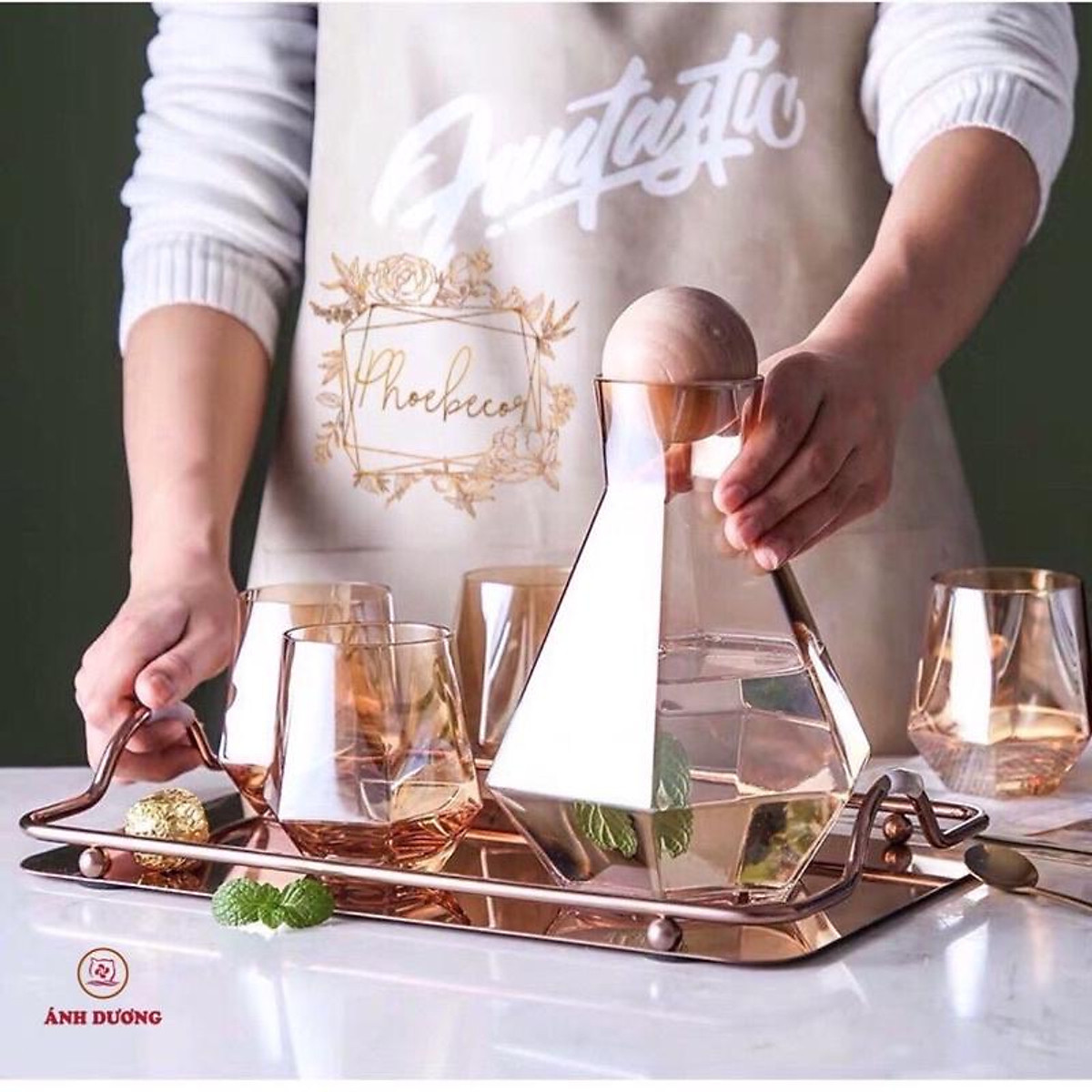 BỘ BÌNH CỐC THUỶ TINH CHỊU NHIỆT ĐỘ CAO