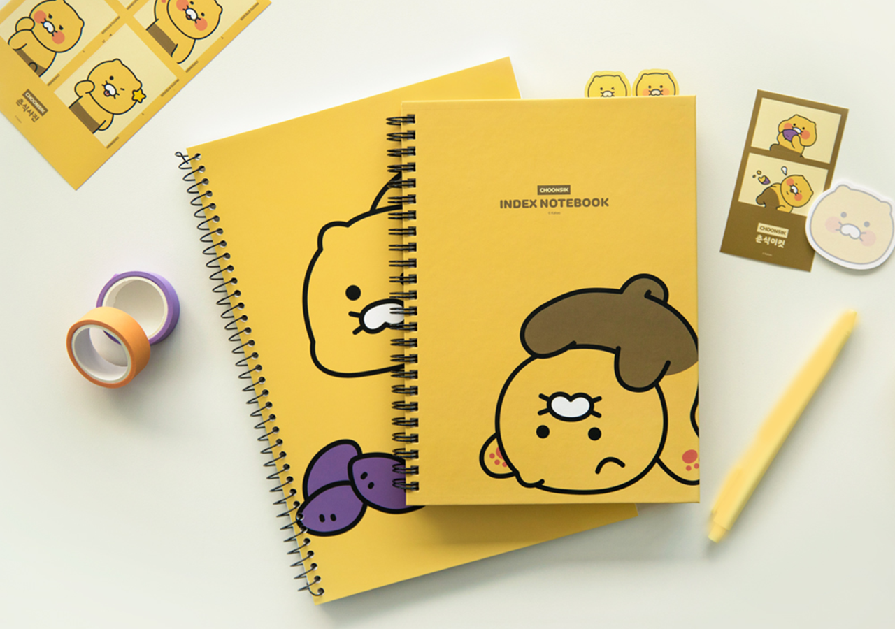 Sổ Ghi Chú Lò Xo B5 Choonsik Kakao Friends Chính Hãng