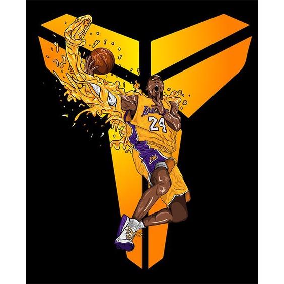 Áo hoodie nam Wright siêu sao bóng rổ Kobe Bryantt biểu tượng cam