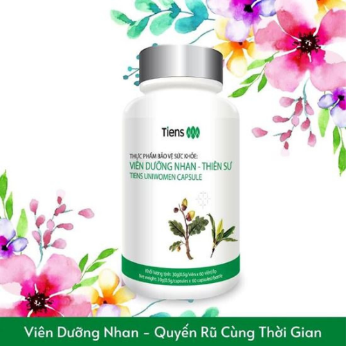 Thực Phẩm Bảo Vệ Sức Khỏe Thiên Sư - Viên Dưỡng Nhan - Điều hòa khí huyết, điều hòa tử cung, Chăm sóc buồng trứng của bạn, đẩy lùi dấu vết thời gian