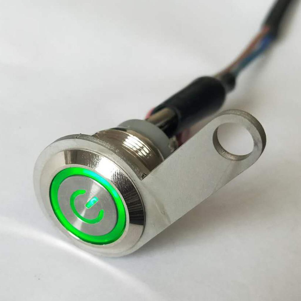 3pcs Motorcycle 12V LED Handlebar Headlight Foglight Switch Push Button