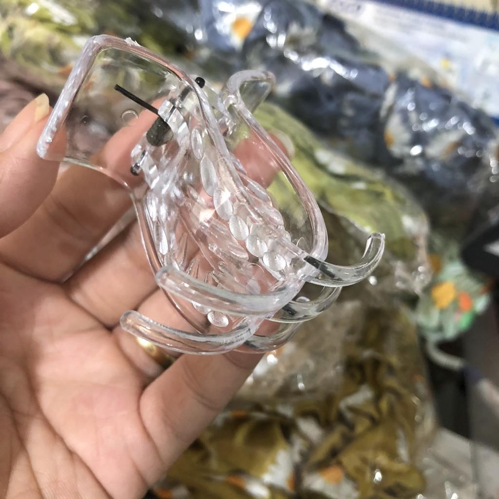 Kẹp Tóc Càng Cua Trong Suốt 5 Răng
