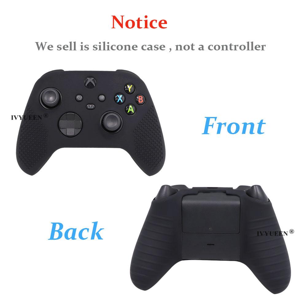 Lớp da bảo vệ mềm chống trượt IVYUEEN cho Bộ điều khiển lõi XBox X S Core Vỏ silicon Grip Gamepad Mix Color Vỏ bảo vệ Màu sắc: Đen