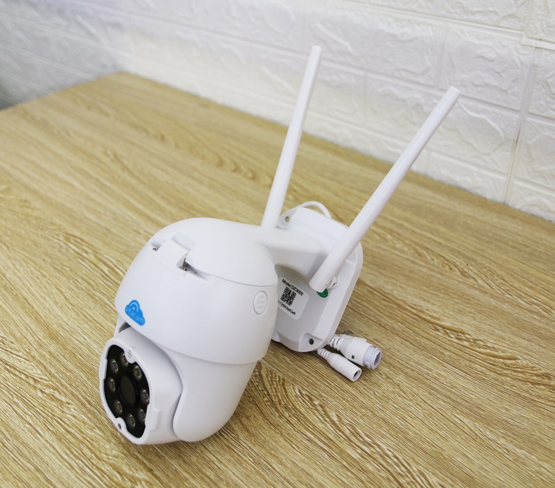 Camera 3MP Wifi IP Ngoài Trời Vitacam DZ3000 PTZ thẻ lưu trữ 32G  xoay 355 độ, 3.0 Mpx 1296P hình ảnh ULTRA HD siêu nét-Hàng Chính Hãng