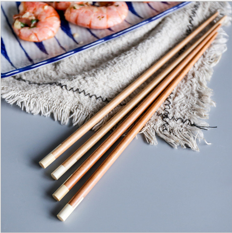 Đũa gỗ ăn Sushi thiết kế chống trượt thuộc bộ sưu tập Detomate Nhật Bản