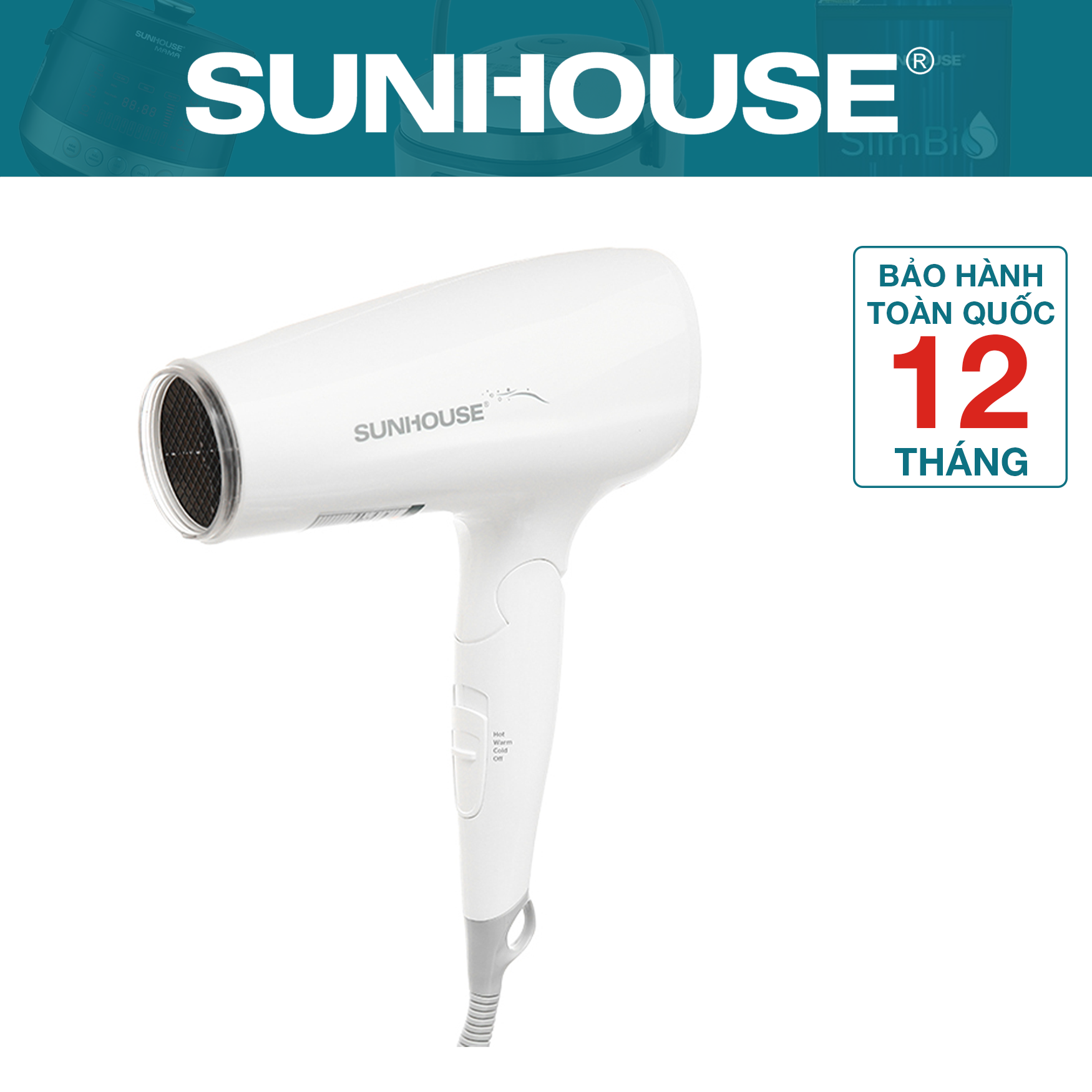 Máy sấy tóc Sunhouse SHD2309 - Hàng chính hãng