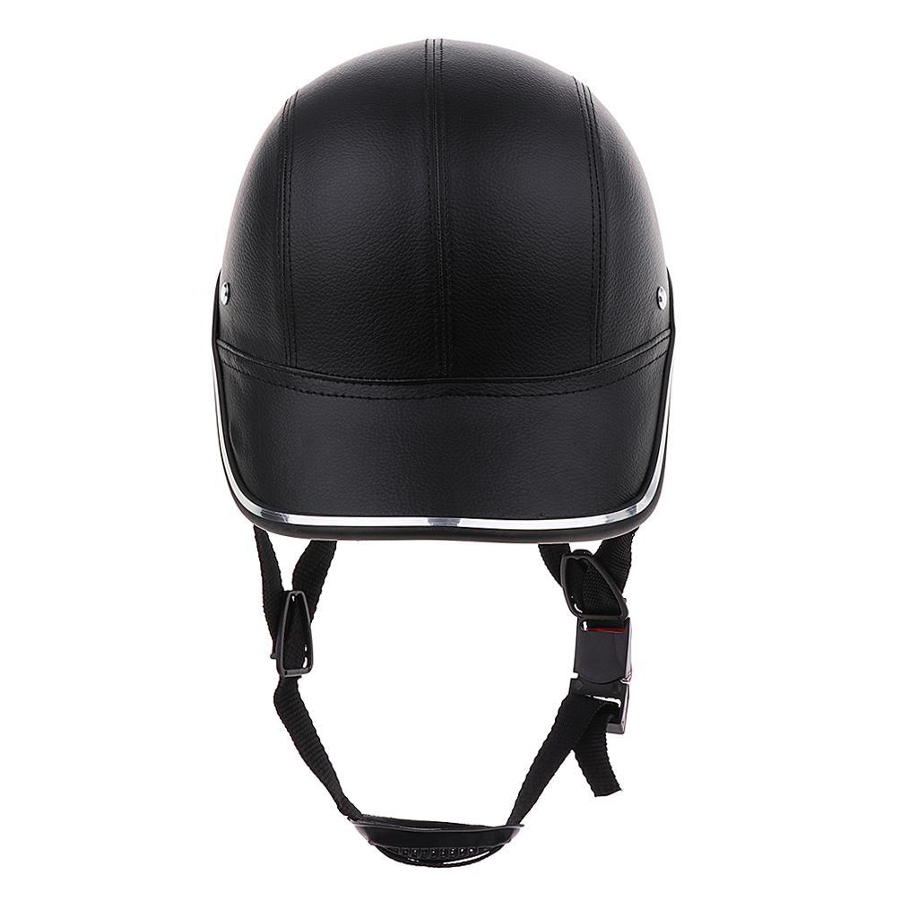 4pcs Baseball Motorcycle Bike Anti- Safe Hat Visor Black