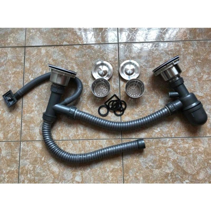 Bộ xã bồn rữa chén 2 hộc