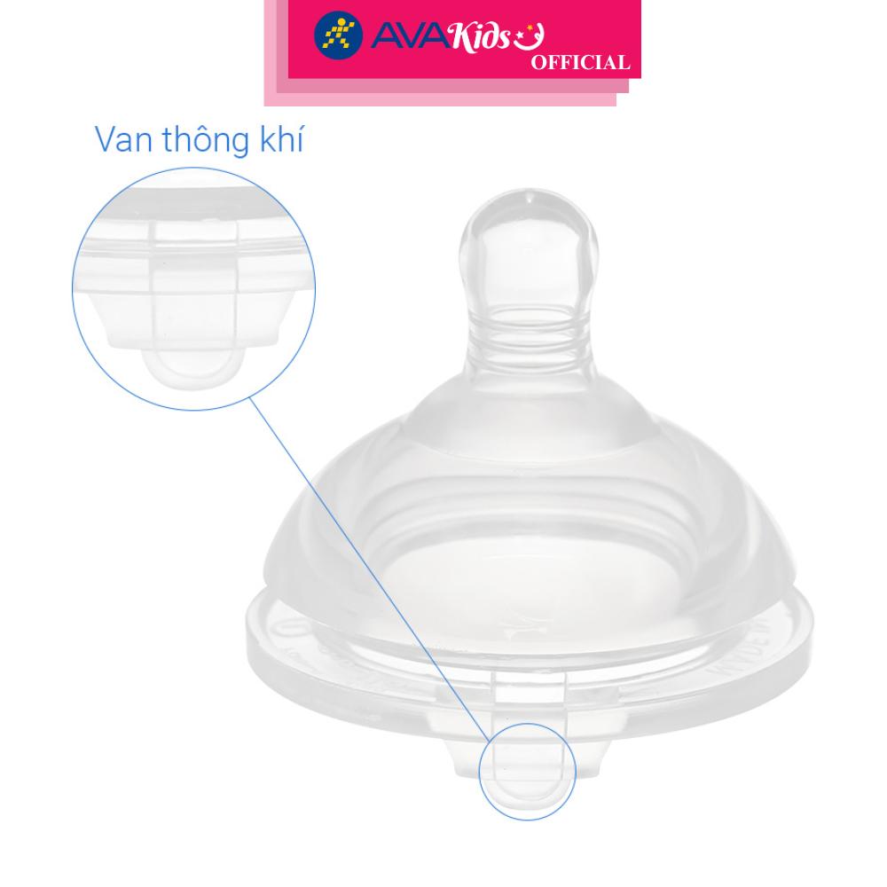 Bộ 2 núm ti Pur Milk Safe 9823 cổ rộng size L (từ 6 tháng) - Hàng Chính Hãng