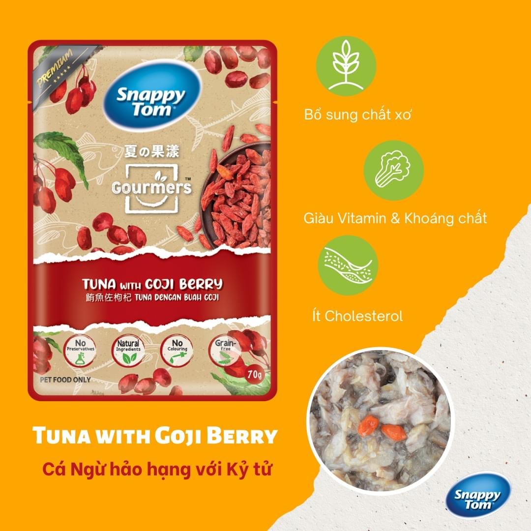 Pate Trái Cây Snappy Tom Gourmers Series [ 70g ] _ Combo Mix Đủ Vị