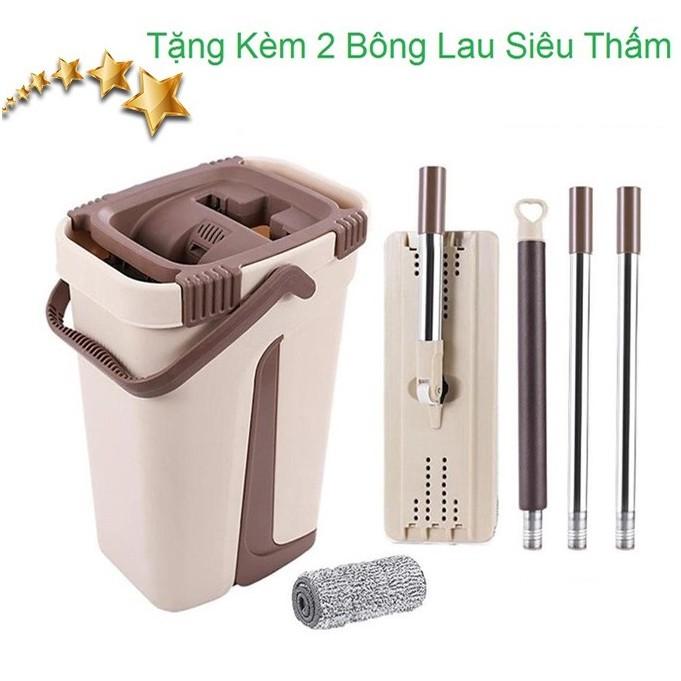 Chổi Lau Nhà - Cây Lau Nhà Tự Vắt - Cây Lau Nhà Thông Minh Tự Vắt Tiện Lợi 360 Độ