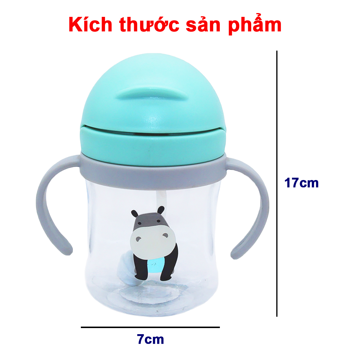 Bình nước cho bé chống sặc cao cấp Baby-S, Bình tập uống nước cho bé bằng nhựa PP chịu nhiệt tốt – SBN009