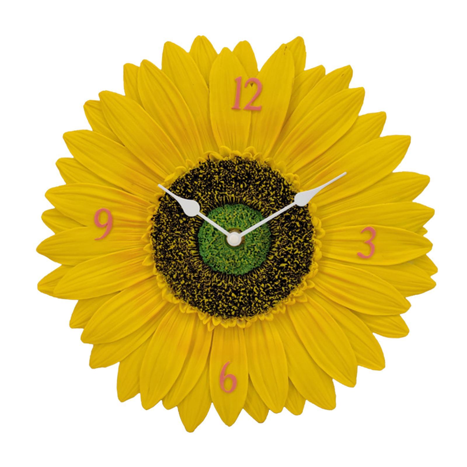 Indoor Outdoor Wall Clock Wall Clock Non Ticking Silent Waterproof Wall Clock Art Wall Decor Hanging Clocks for Home Bedroom Fence