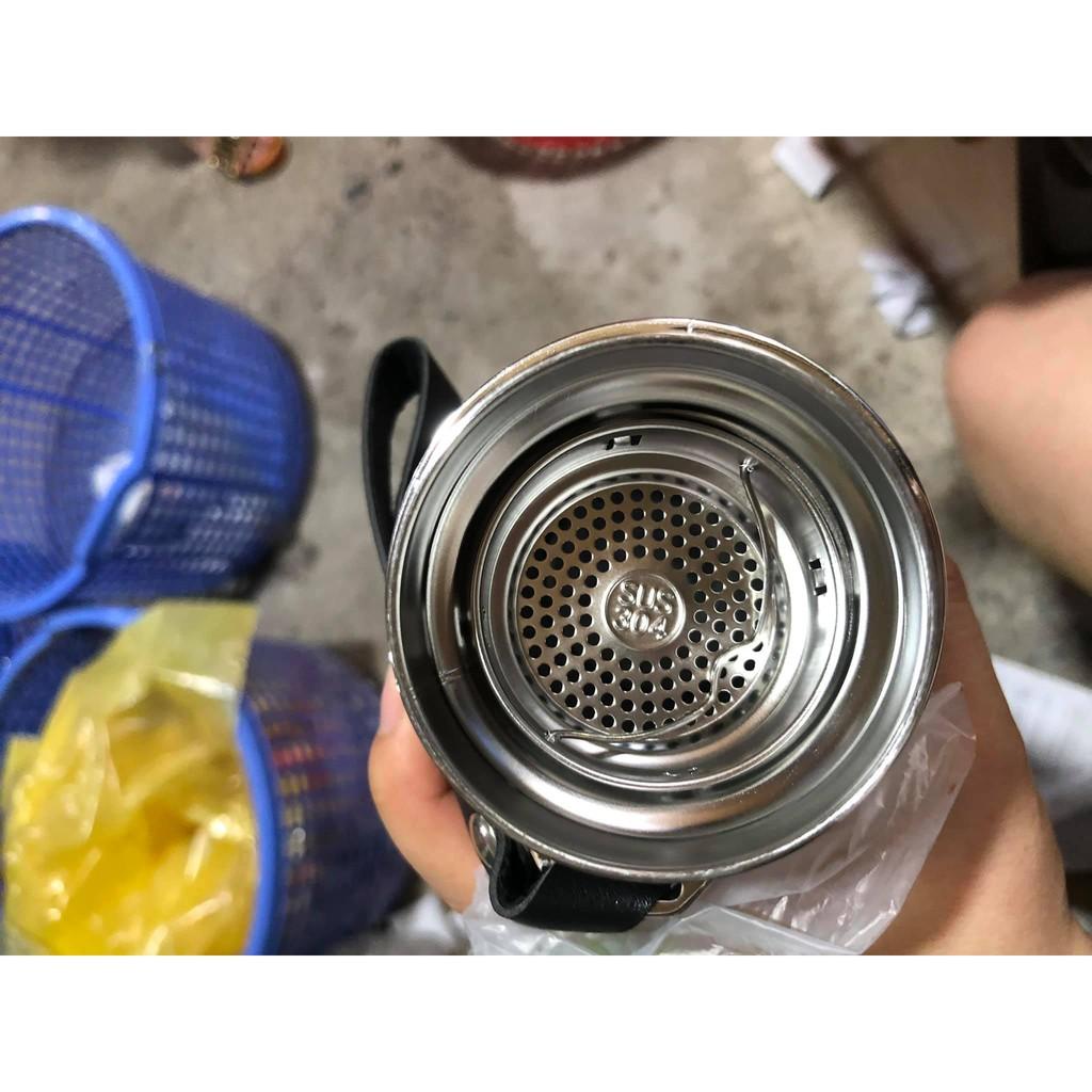 BÌNH GIỮ NHIỆT RUỘT INOX 1000ML CÓ QUAI XÁCH TIỆN DỤNG