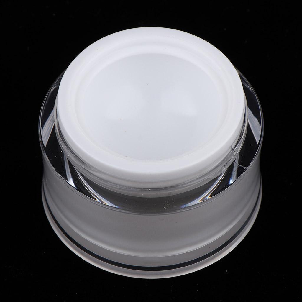 2 Pcs 5g Cosmetic Empty Jar Eyeshadow Makeup Face Cream Lip Balm Containers