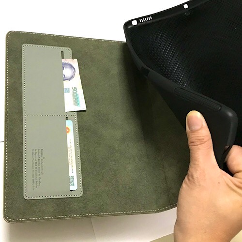 Bao da cho iPad Air 1 / Air 2 / Pro 9.7 / 9.7 New 2017 / 9.7 New 2018 hiệu Lishen wallet - Hàng nhập khẩu