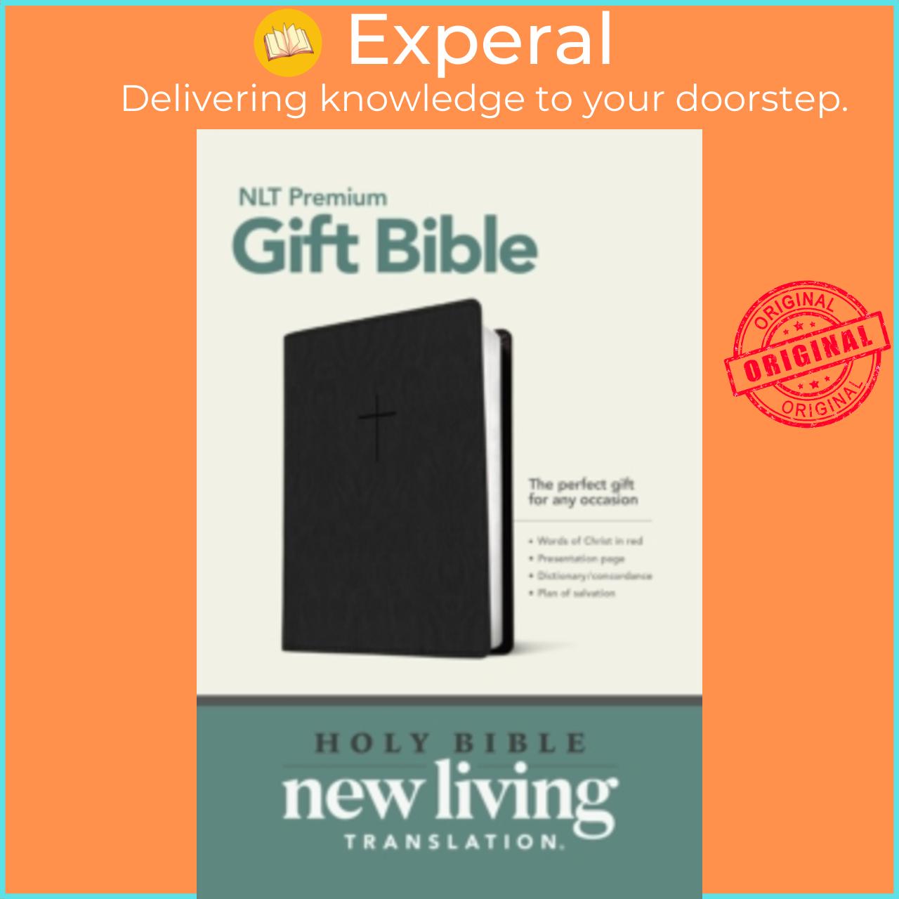 Sách - NLT Premium Gift Bible, Black by Unknown