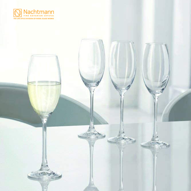 Bộ 4 ly champagne Nachtmann Vivendi - Hàng chính hãng Đức