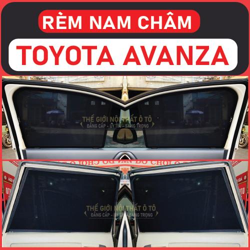 Rèm che nắng nam châm Xe Toyota Avanza Bộ 4 tấm chắn nắng chuẩn form xe, nam châm hút mạnh