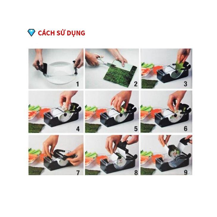 Dụng Cụ Cuộn Sushi Auto Mini Tiện Lợi Perfect Roll