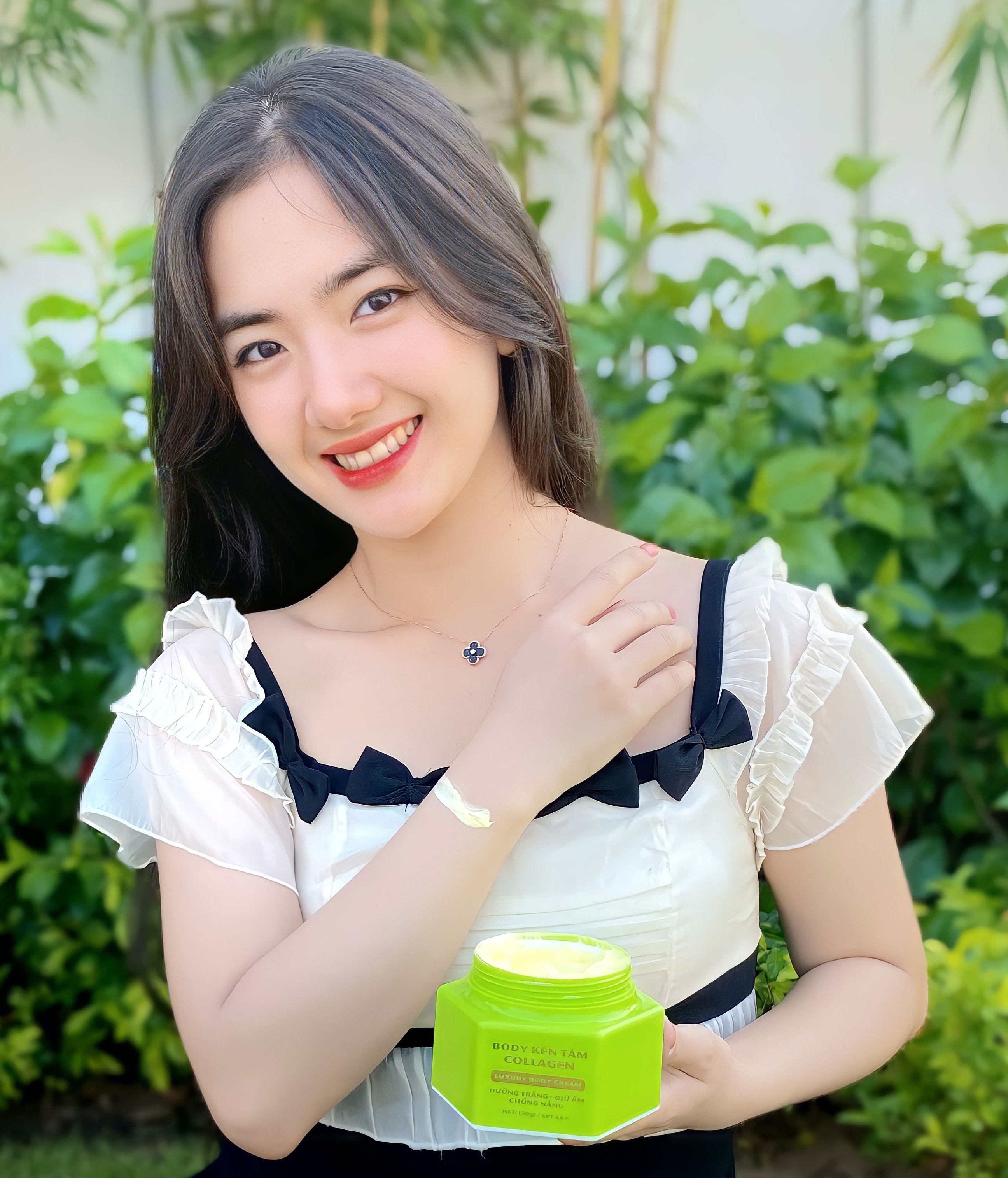 Kem Body Kén Tằm Collagen NDK trắng da nhanh sau 2 tuần