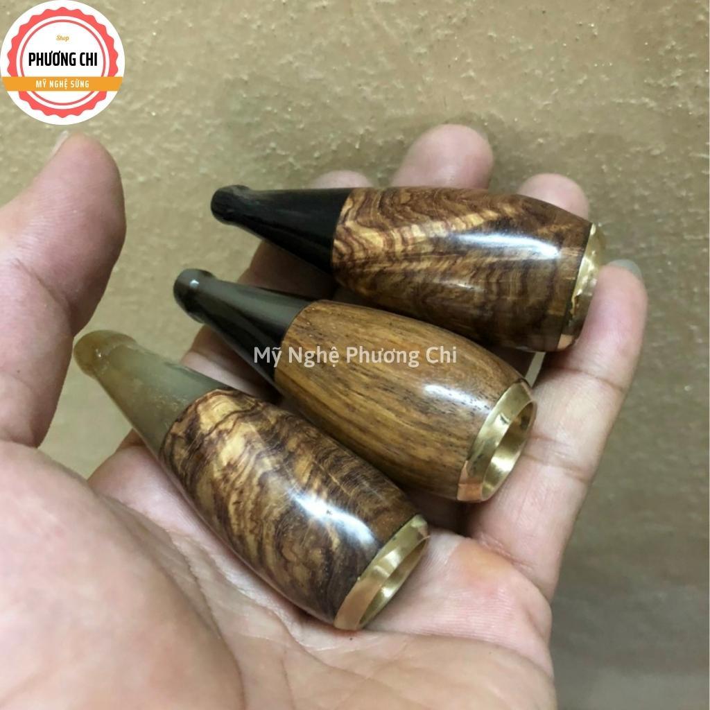 Bắt tóp cigar Thân gỗ cán sừng, gỗ trắc Free size zing 42-60