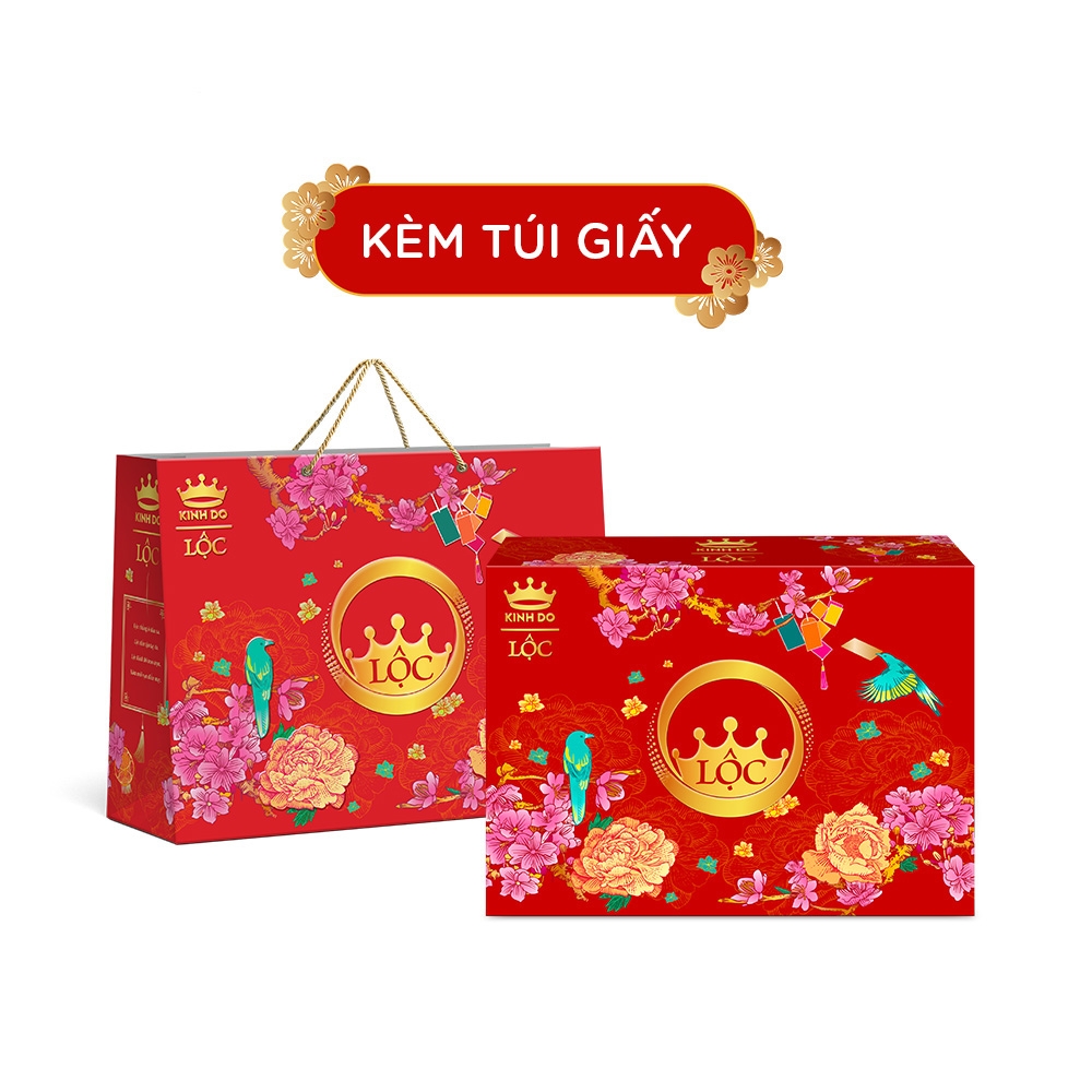 BỘ QUÀ TẾT KINH ĐÔ LỘC II - HỘP GIẤY 1,145G