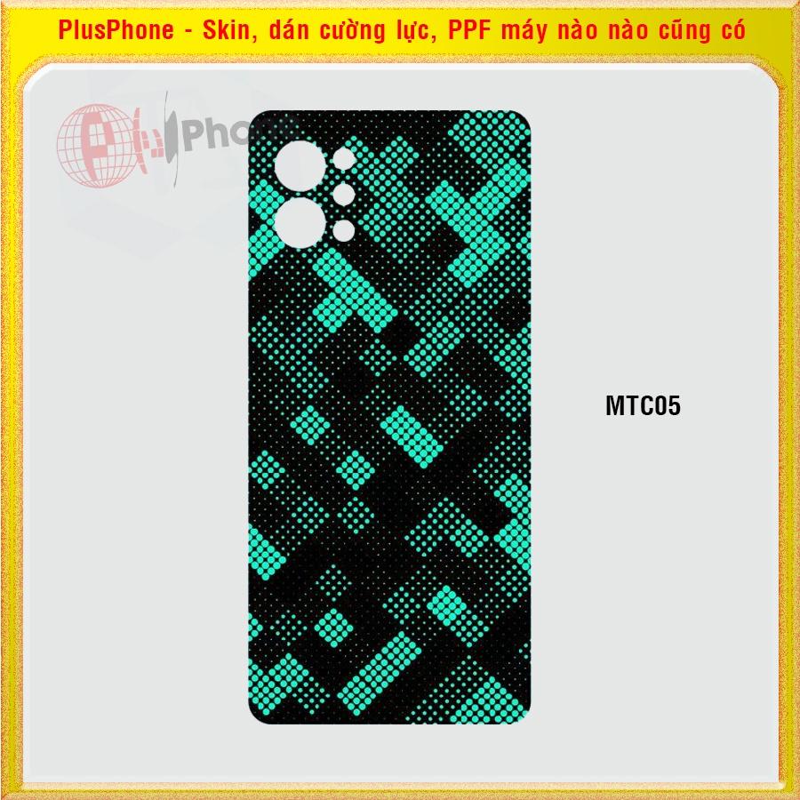 Dán Skin cho điện thoại LG Q7, Q7 Plus (Q7+), Q9, Q70, Q92 5G màu matrix camo