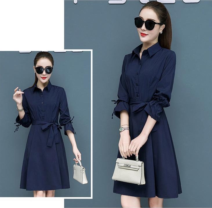 Đầm dự tiệc sơ mi mẫu mới Haint Boutique da52