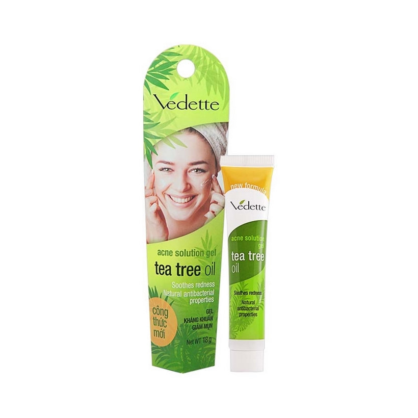 Combo 3 Gel giảm mụn Vedette Tea Tree Oil