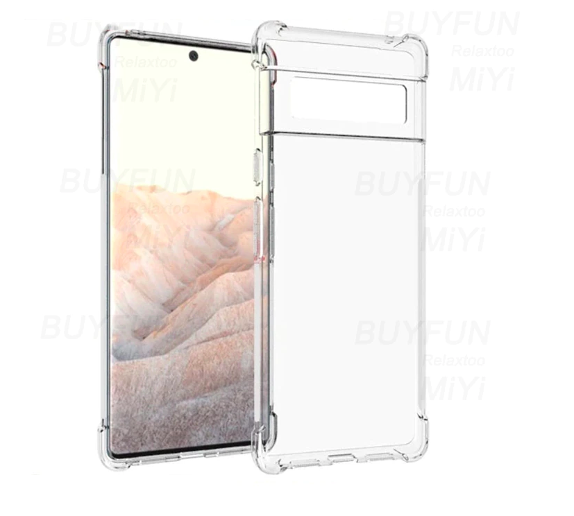 Ốp lưng cho Google Pixel 6, 6 Pro TPU Trong Suốt Che Camera