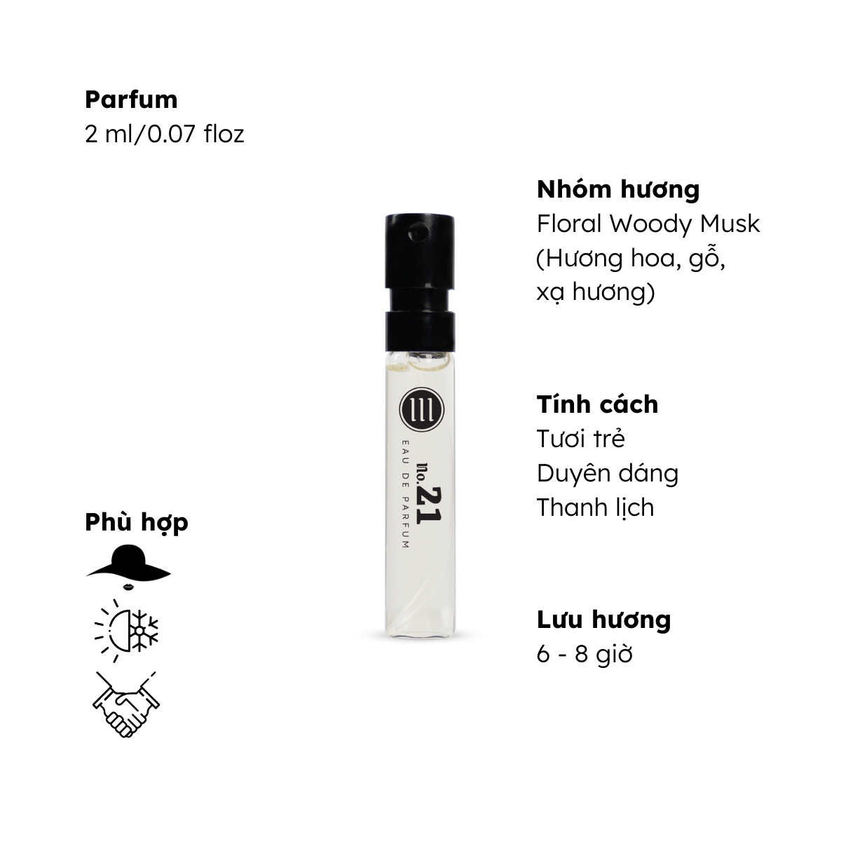 Nước hoa nam nữ Morra nguyên liệu nhập Pháp lưu hương thơm lâu - Combo 5 chai 2ml