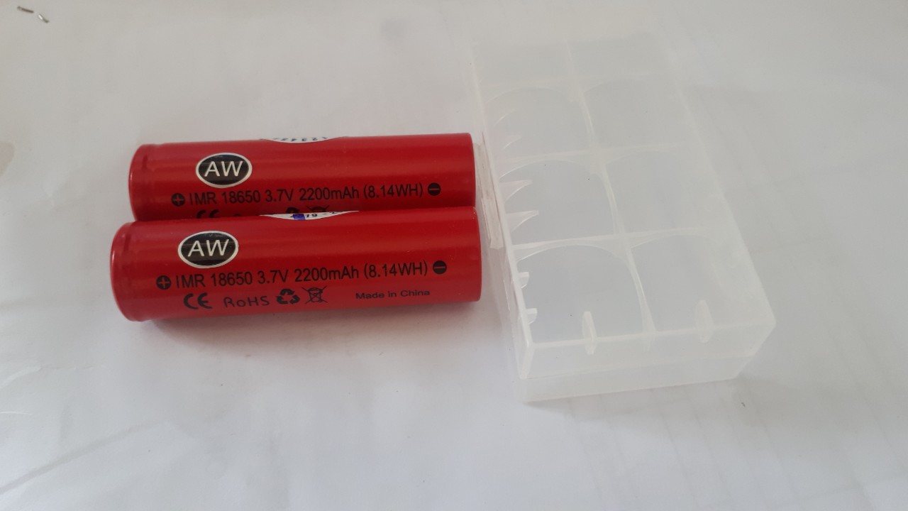 Combo 2 Pin sạc 18650 3.7v 2000mah 7.4w