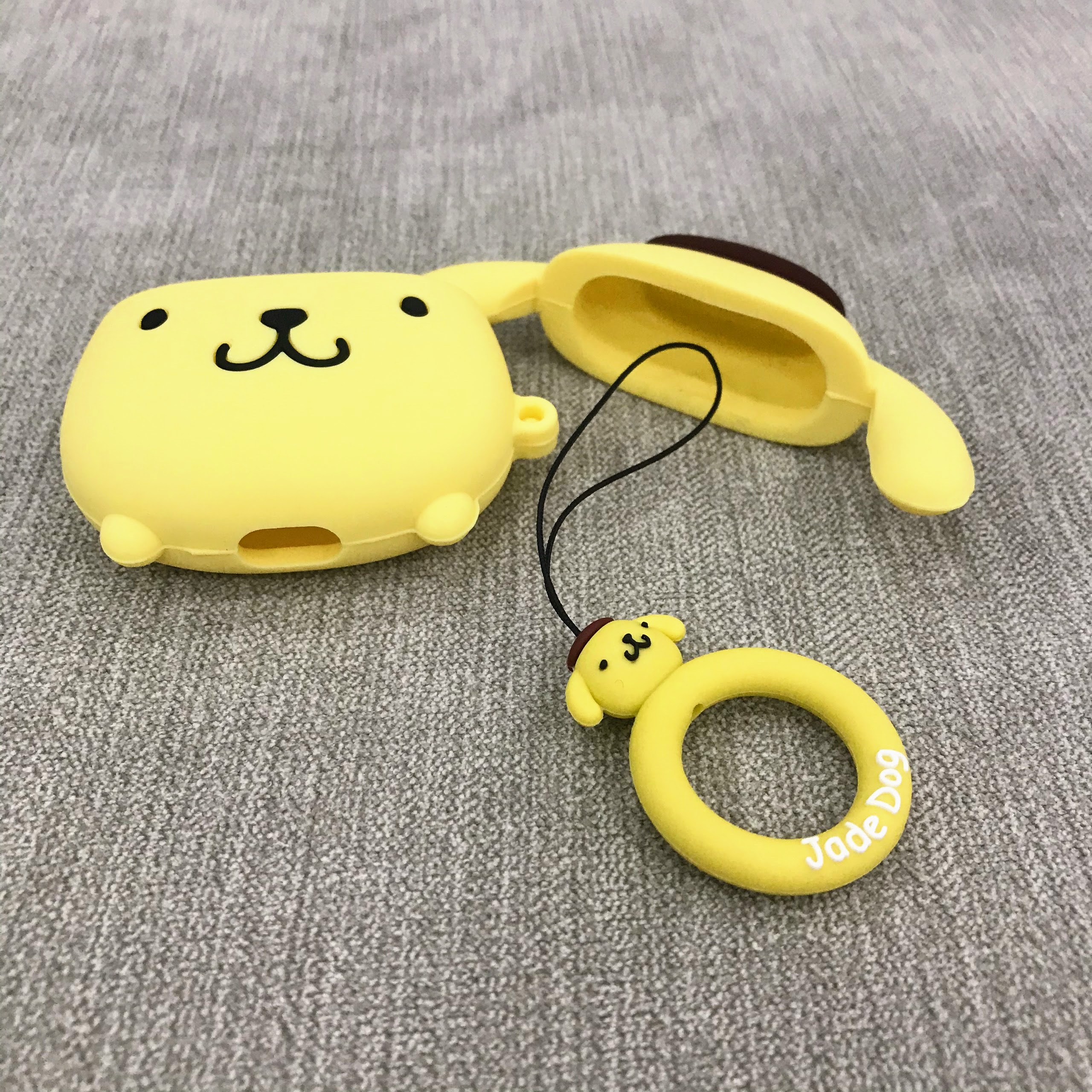 Case Dành Cho Airpods 1 / Airpods 2 - Ốp Bảo Vệ Dành Cho Airpods 1 / Airpods 2 Cao Cấp - Cún Vàng