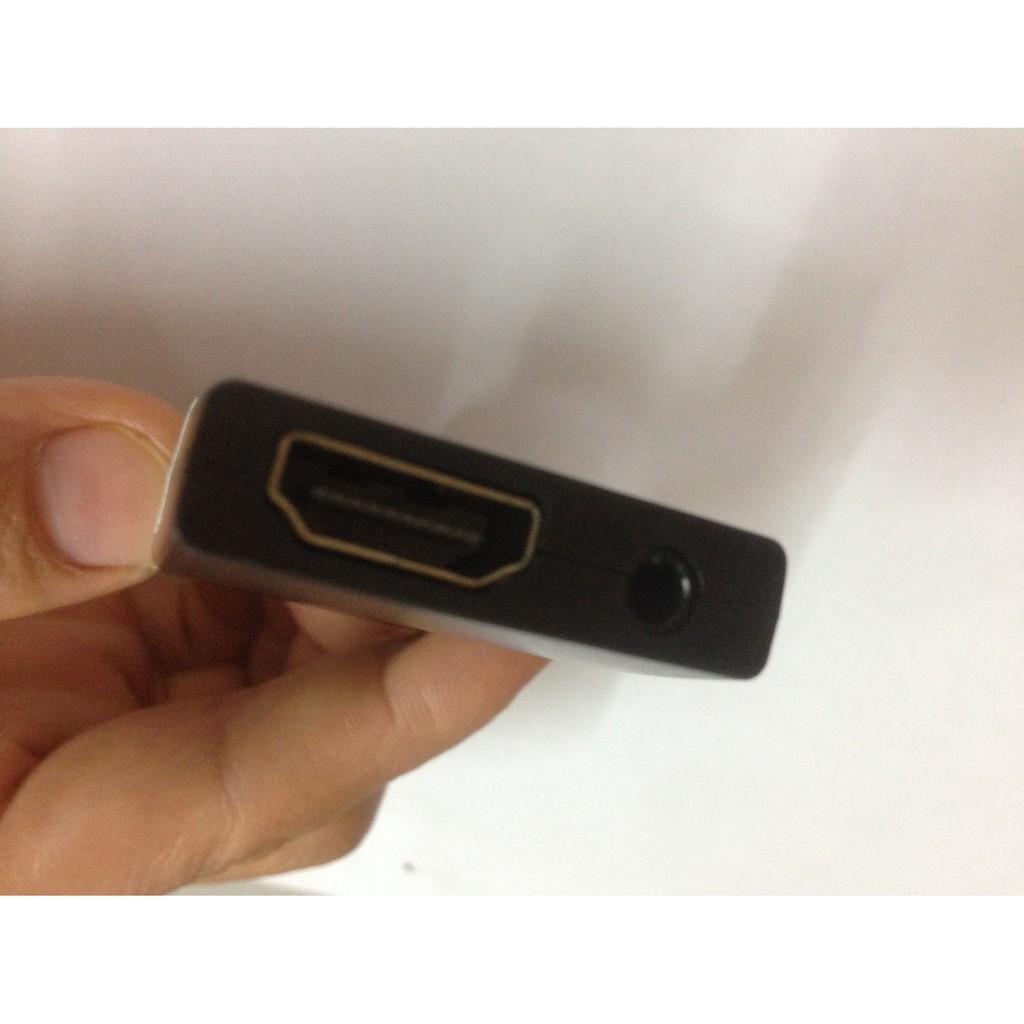 BỘ CHUYỂN ĐỔI TỪ VGA SANG HDMI (CÓ ÂM THANH + DÂY CÁP MICRO USB)