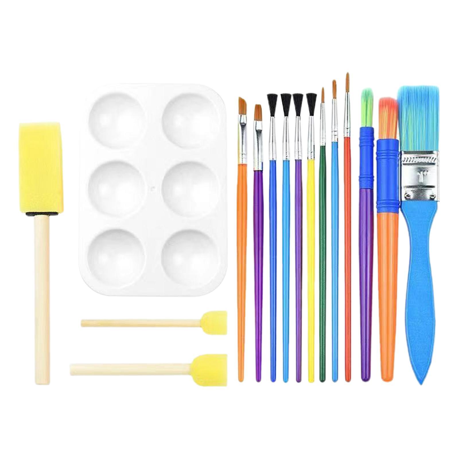 Paint Brushes with  Supplies for Painting Canvas DIY Crafts