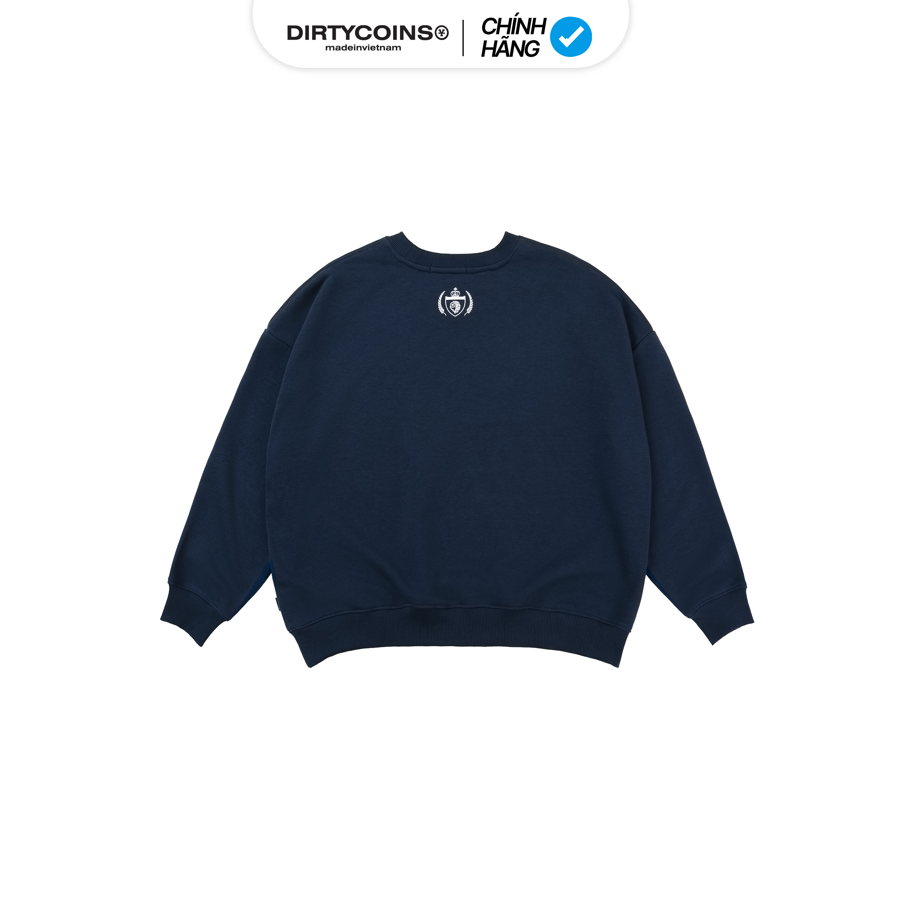 Combo Quần Áo DirtyCoins Sweatshirt Academy Script + Sweatshorts Academy - Blue