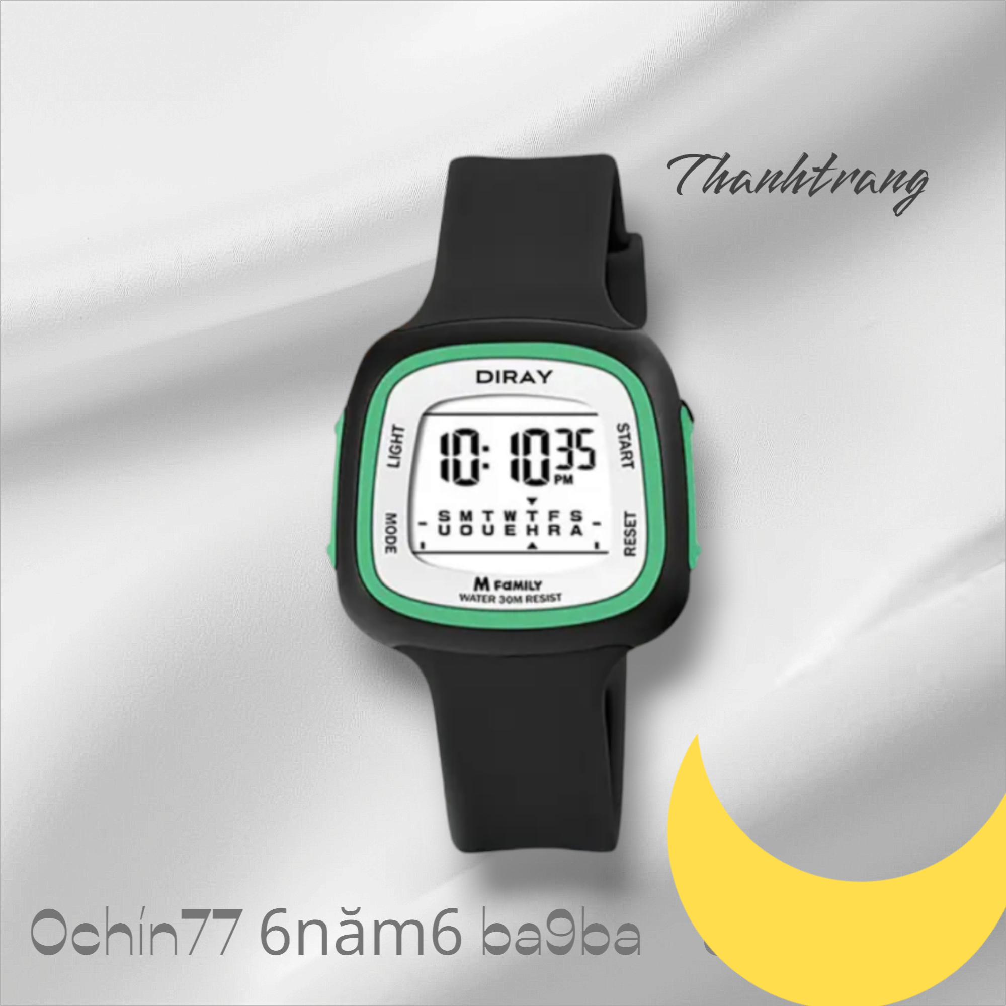 Đồng hồ điện tử trẻ em Diray cao cấp nhiều màu, xinh đẹp cá tính, chống nước, bảo hành, lỗi 1 đổi 1