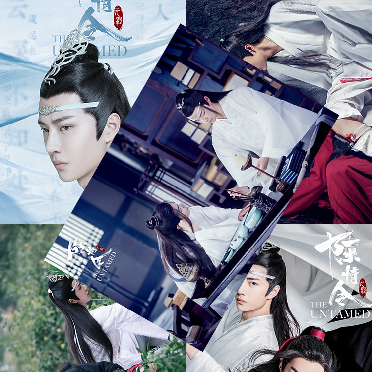 Poster 8 tấm Lam Vong Cơ Vương Nhất Bác Trần Tình Lệnh