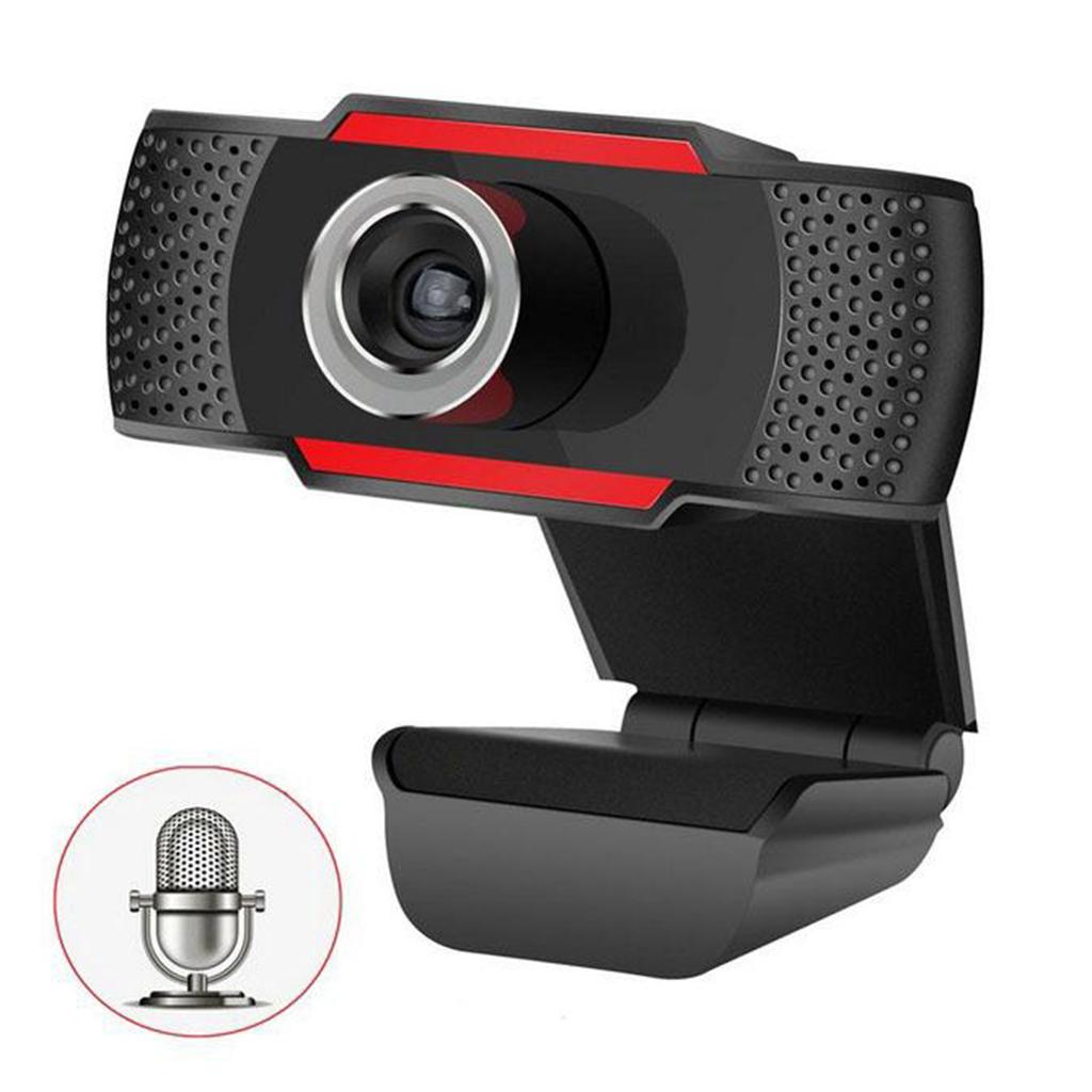 Webcam HD PC Camera, Web Cam with Microphone, Video Calling and Recording for Computer Laptop Desktop, Plug and Play USB Camera