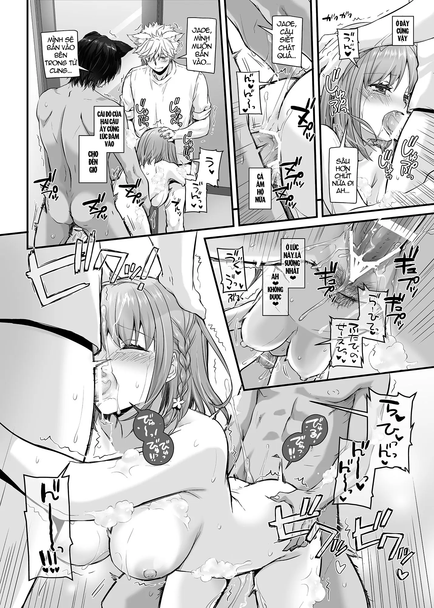 [21+] hai chàng trai cao lớn với đôi tai thú đã yêu tôi ở một thế giới khác chapter 2.1 17