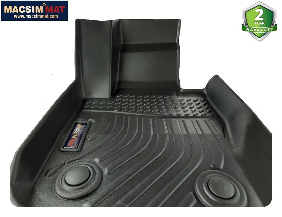 Thảm lót sàn xe BMW 4 series 2015 -2020 Nhãn hiệu Macsim chất liệu nhựa TPV cao cấp màu đen
