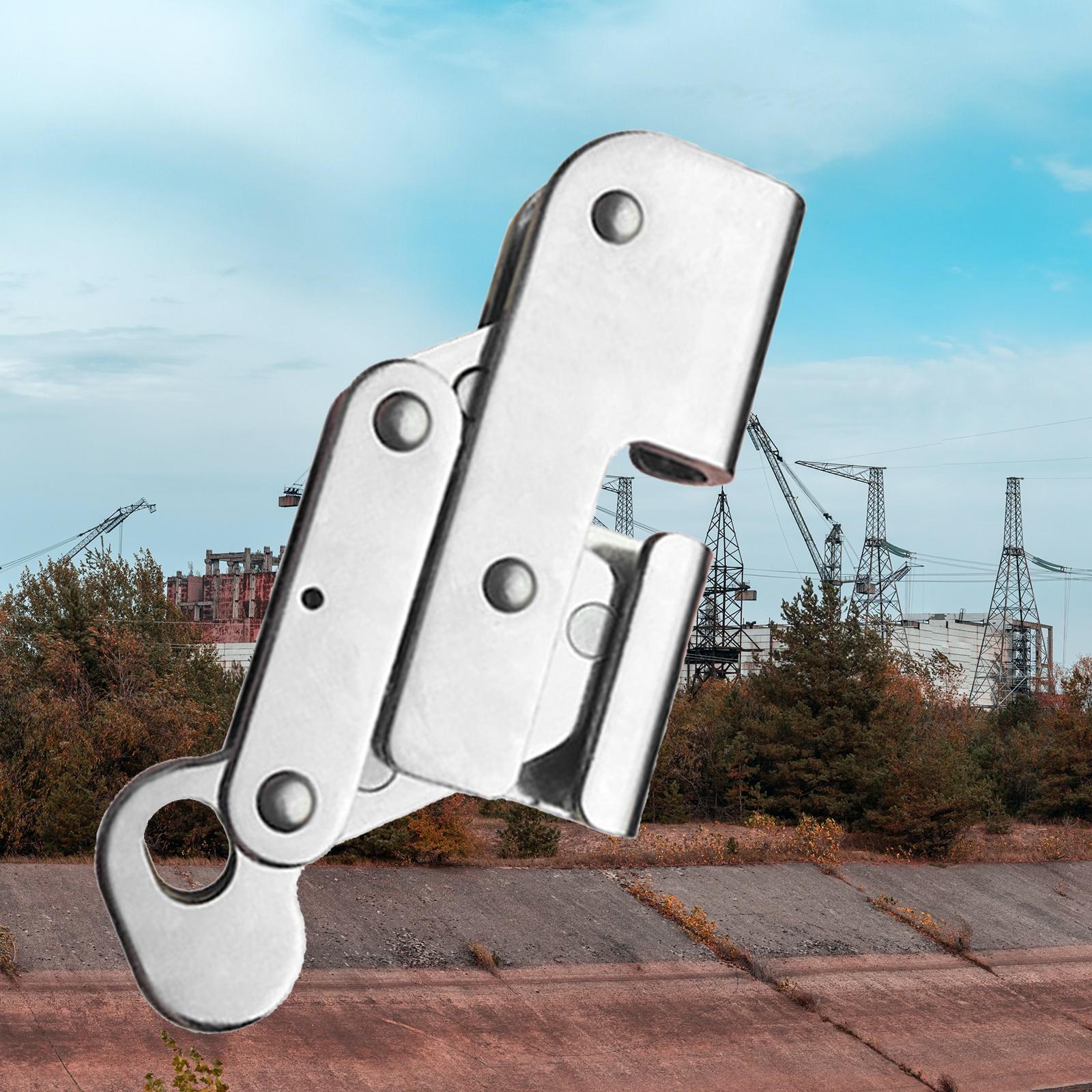 Alloy Steel Rope Grab Rock Climbing 15KN Heavy Duty Self Locking Fall Arrester Protection Safety Gear Rappelling Stopper Blocker