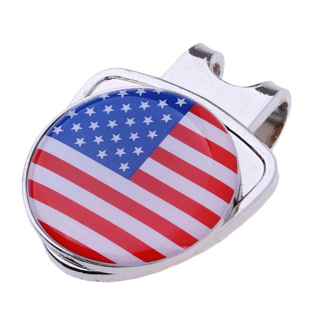 2xPortable Golf Hat Clip Ball Marker Putting Alignment Aiming Tool Golf Gift